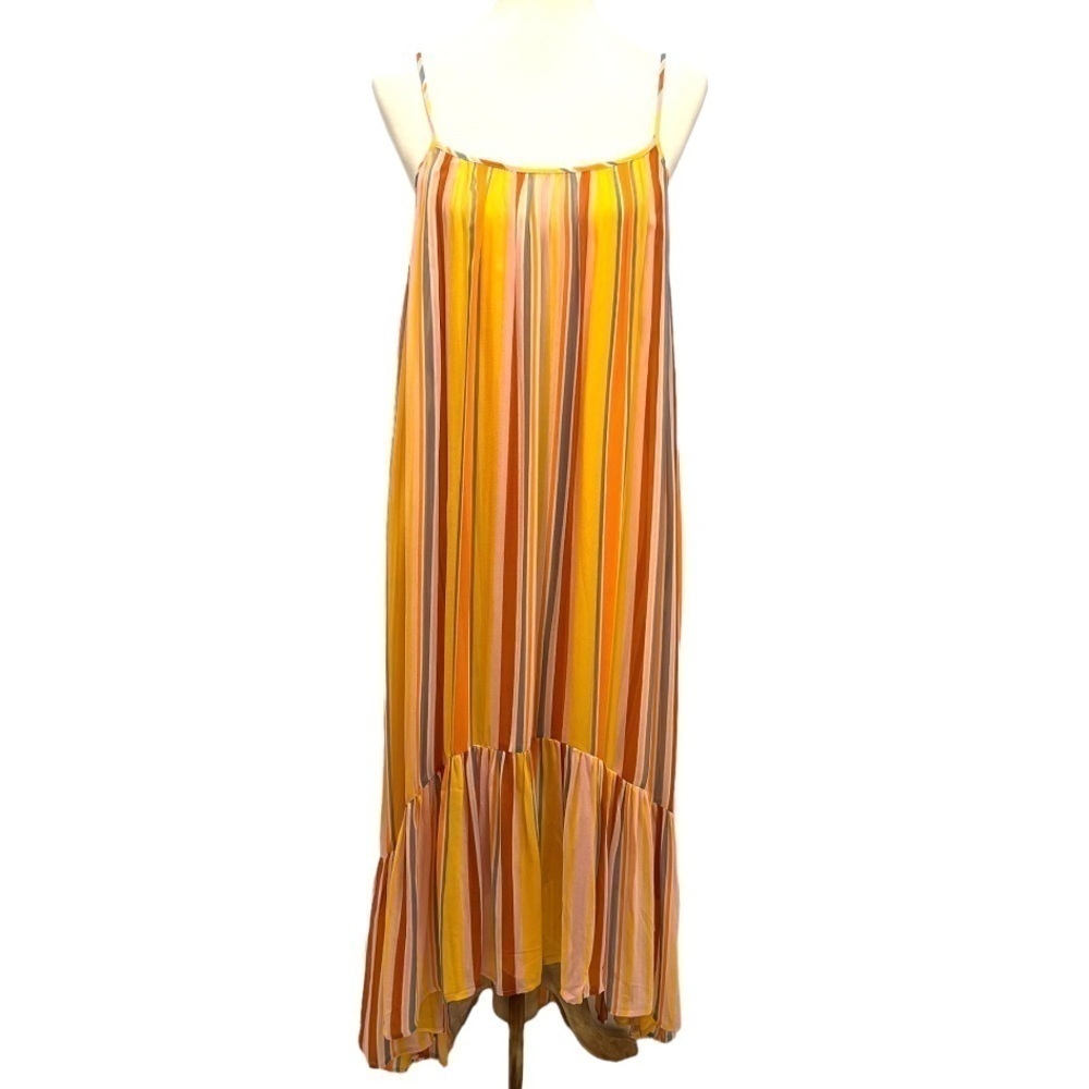 All Saints Paola Stripe Midi Shift Dress Women’s 6 - Picture 4 of 13